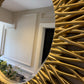 Nova Champagne Round Mirror