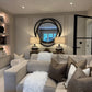 **PRE ORDER** Lavine Walnut Round Mirror