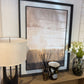 Whisper Horizon | Extra Large Abstract Linen Wall Art