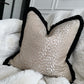 Bijou Black Fringed 18" Cushion