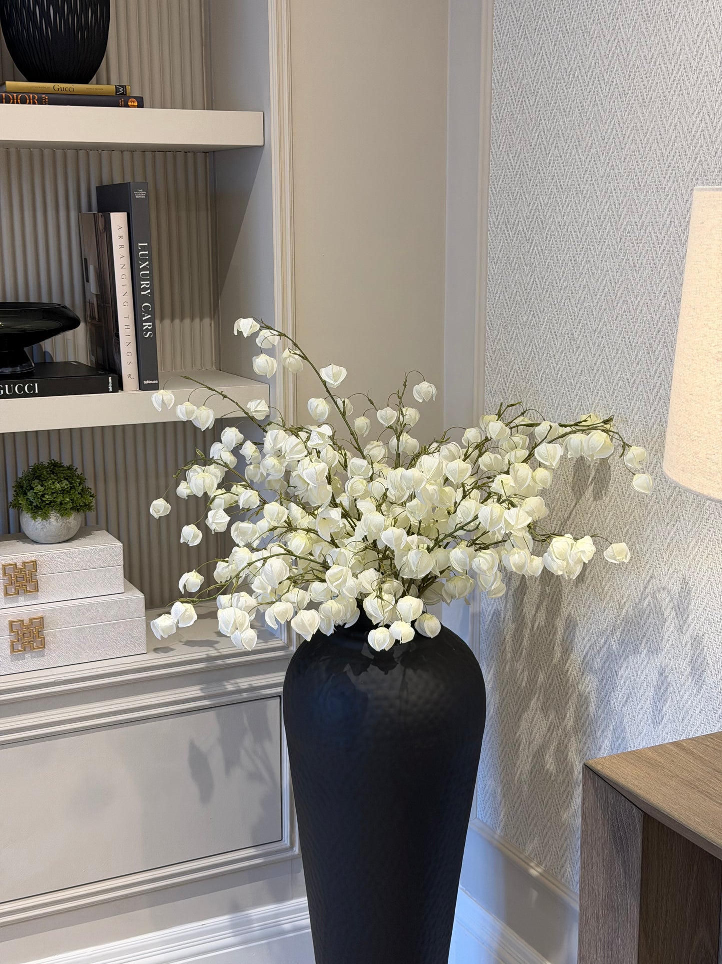White Physalis Spray