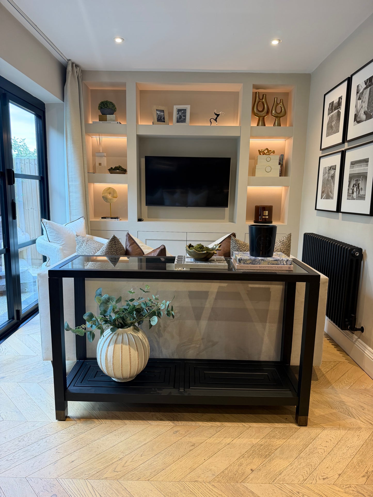 Astoria Black Console Table