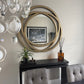 Lave Gold Round Mirror