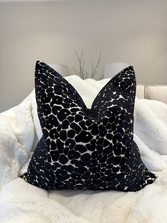 Leopard Velvet Cut 16" Cushion