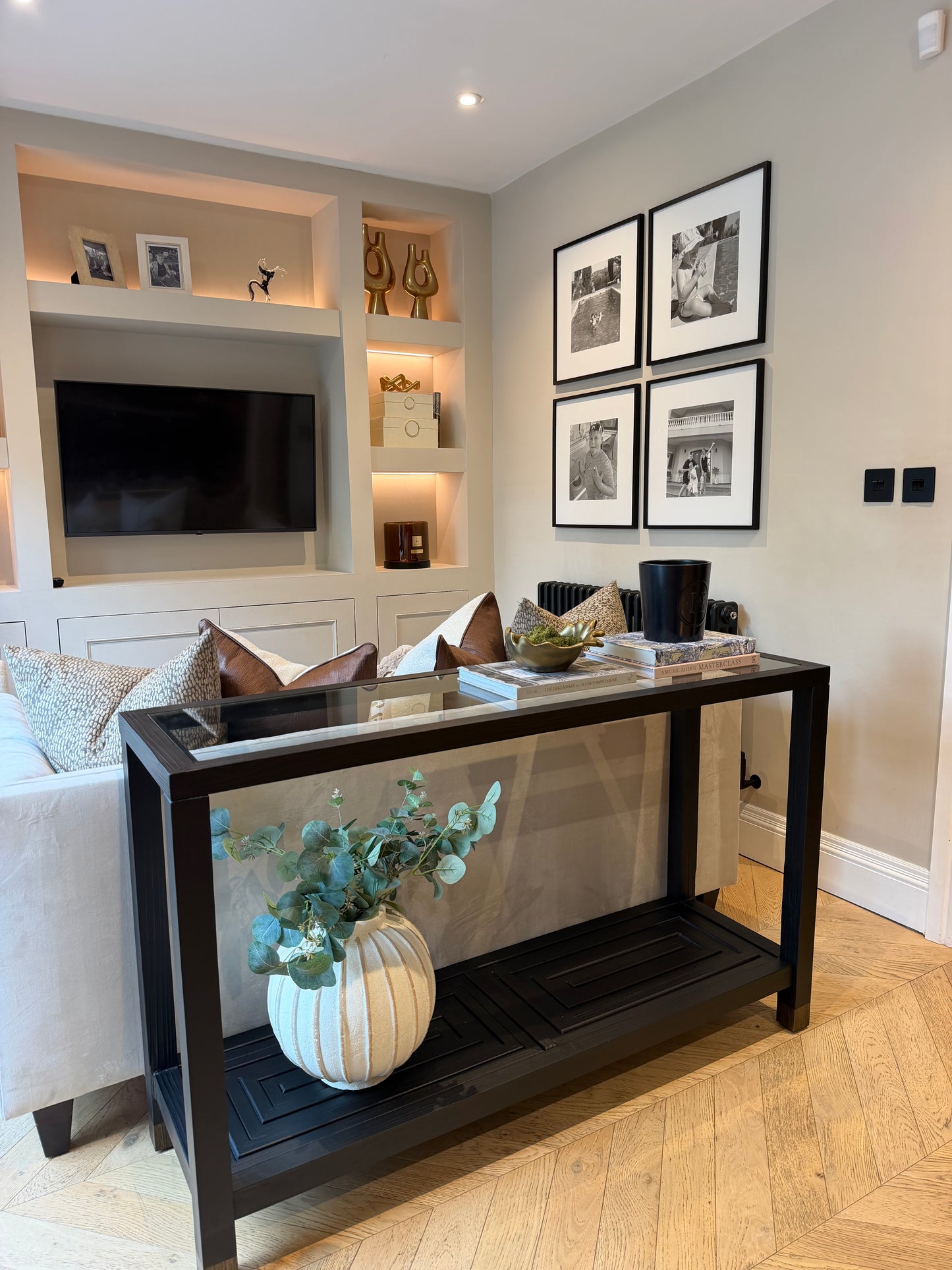 Astoria Black Console Table