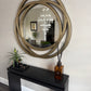 Lave Gold Round Mirror