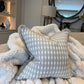 Amaya Fringed Cushion Stone