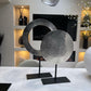 Gasim Round Nickel Sculpture