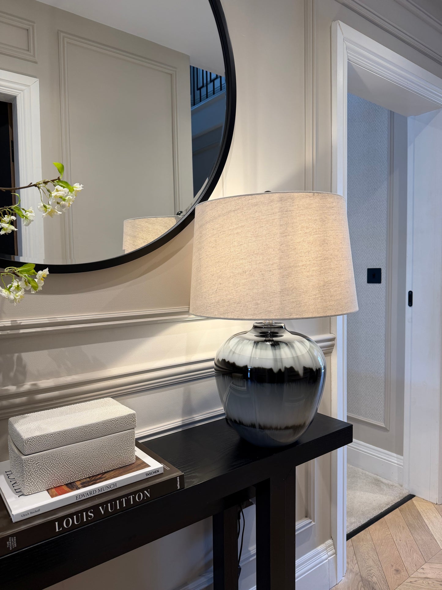 Midnight Shadows Squat Table Lamp