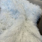Tibet White Faux Fur Throw