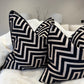 Maze Velvet Cut 22" Cushion