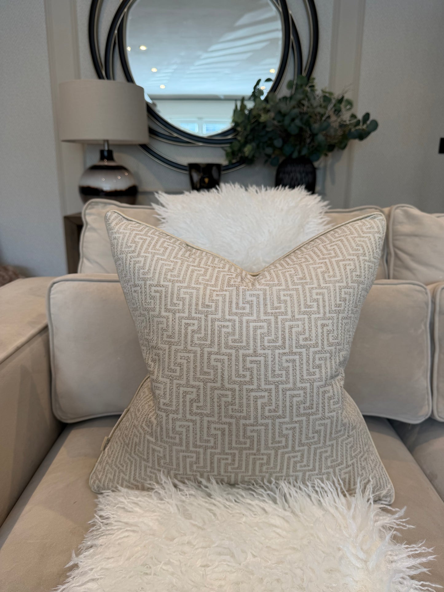 Sienna Weave Piped Cushion