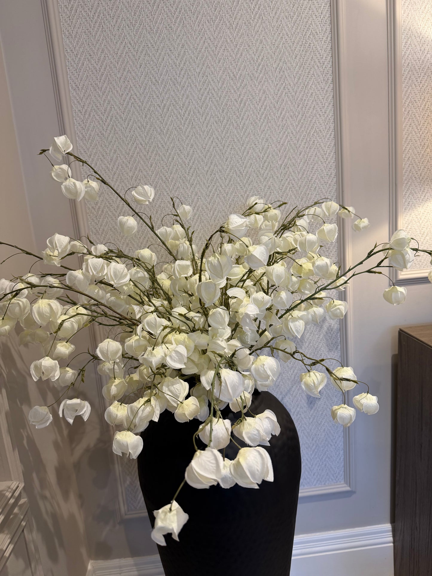 White Physalis Spray