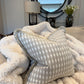 Amaya Fringed Cushion Stone