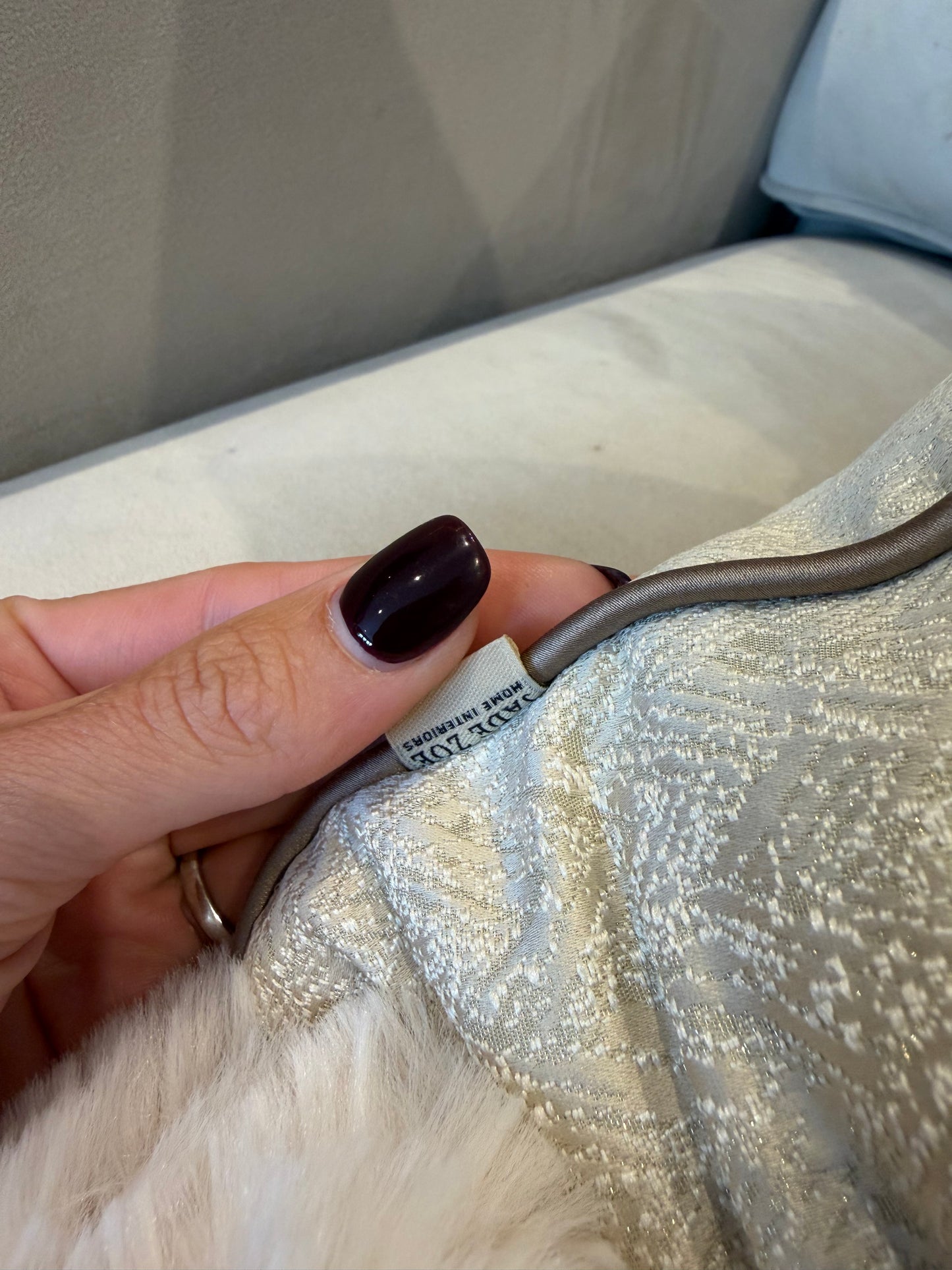 Ava Piped Luxury Cushion