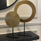 Rawas Antqiue Bronze Circle Sculpture
