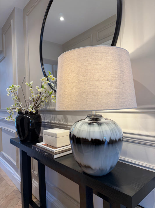Midnight Shadows Squat Table Lamp
