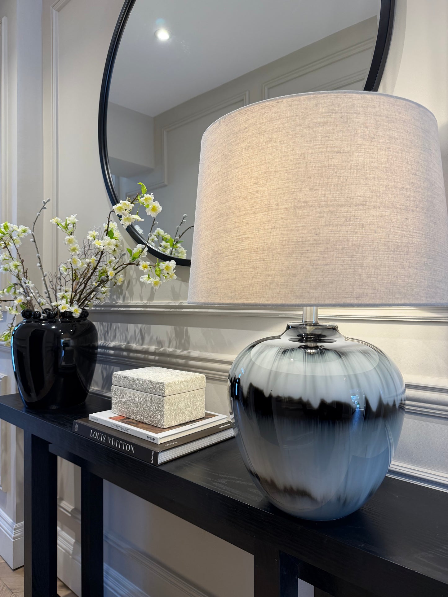 Midnight Shadows Squat Table Lamp