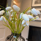 Faux White Fritillaria Stem