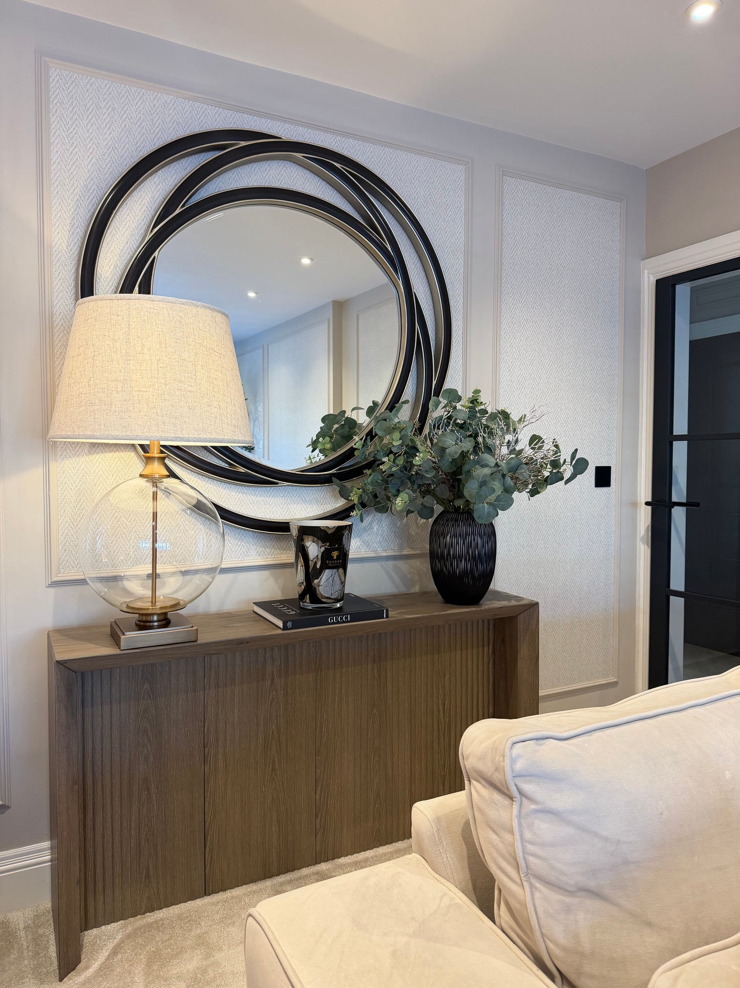 Lina Glass Orb Table Lamp