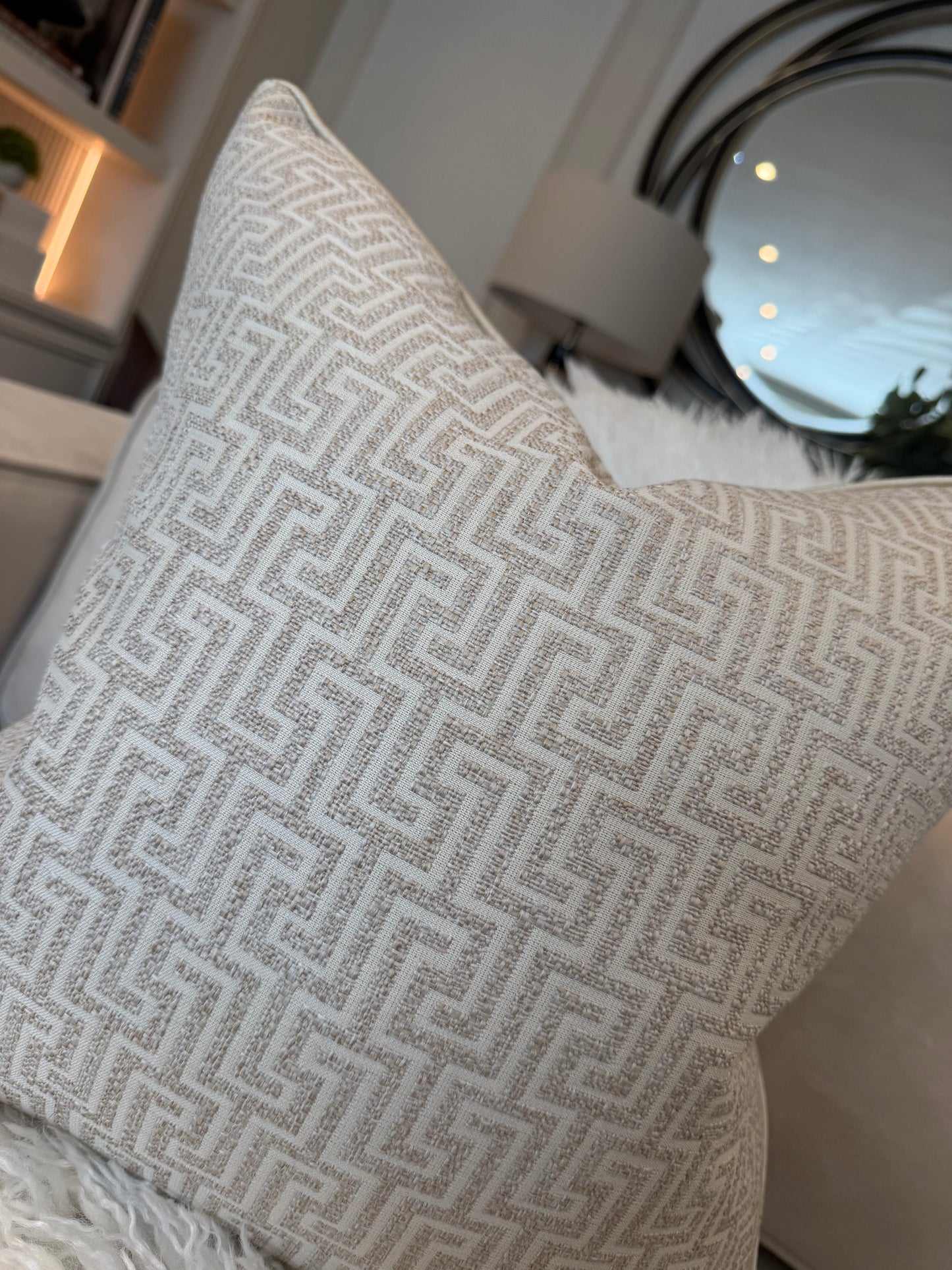 Sienna Weave Piped Cushion