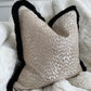 Bijou Black Fringed 18" Cushion