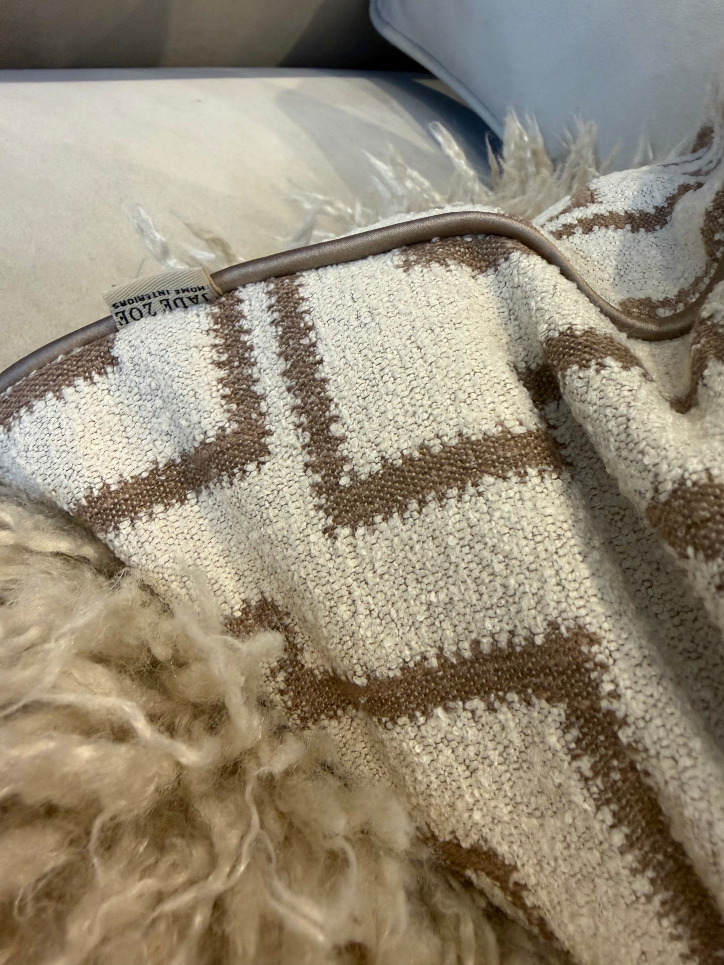 Livvy Weave Piped Cushion