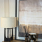 Whisper Horizon | Extra Large Abstract Linen Wall Art