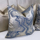 Meteora Gold and Navy 20" Cushion