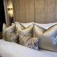 Aurelia Gold Luxury Piped Cushion