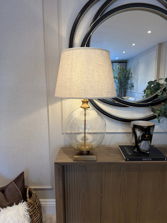 Lina Glass Orb Table Lamp