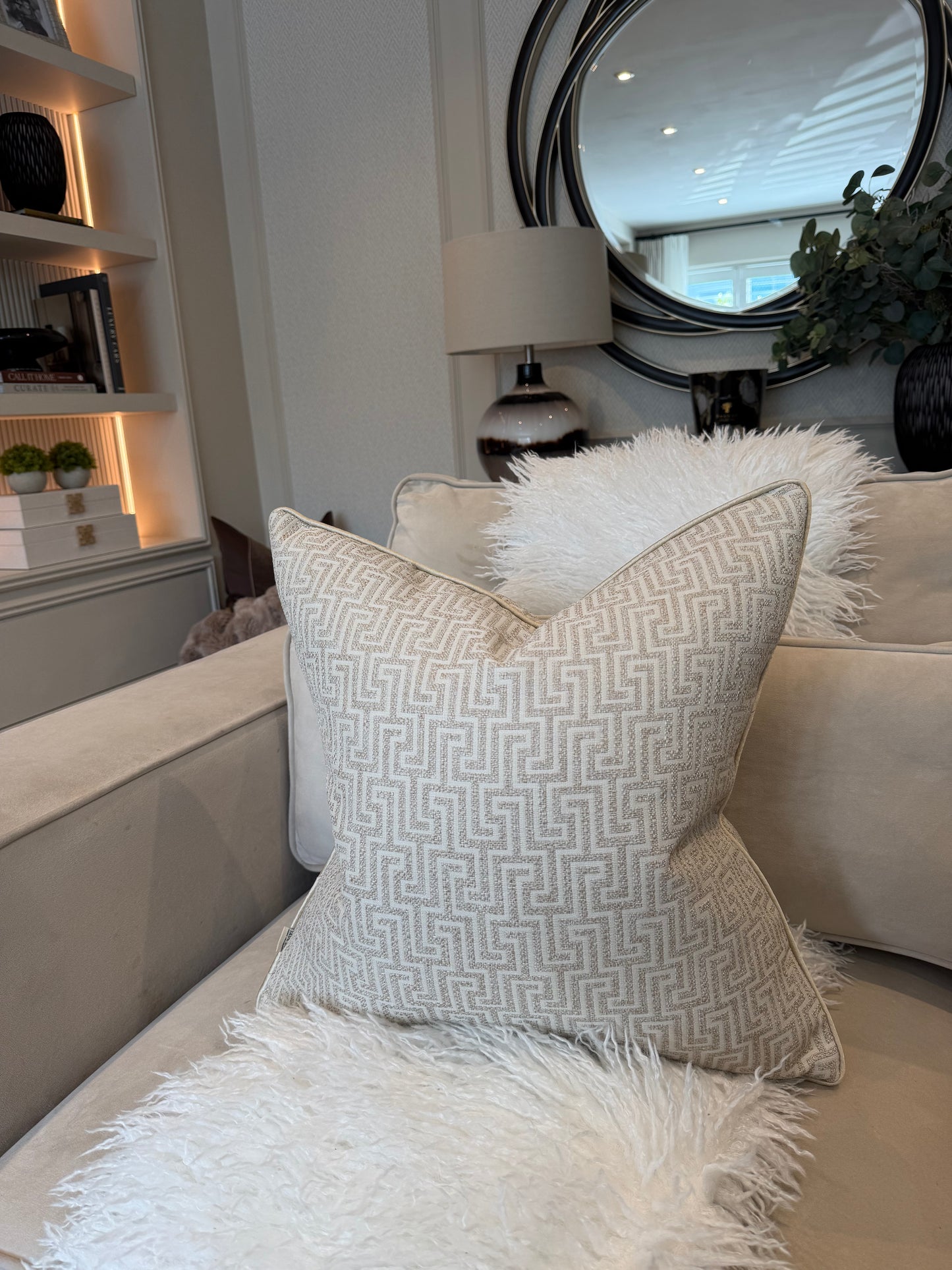 Sienna Weave Piped Cushion