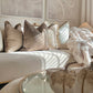 Betty Ivory Boucle 20” Fringed Cushion