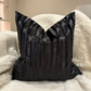 MIidnight Black 20" Velvet Cushion