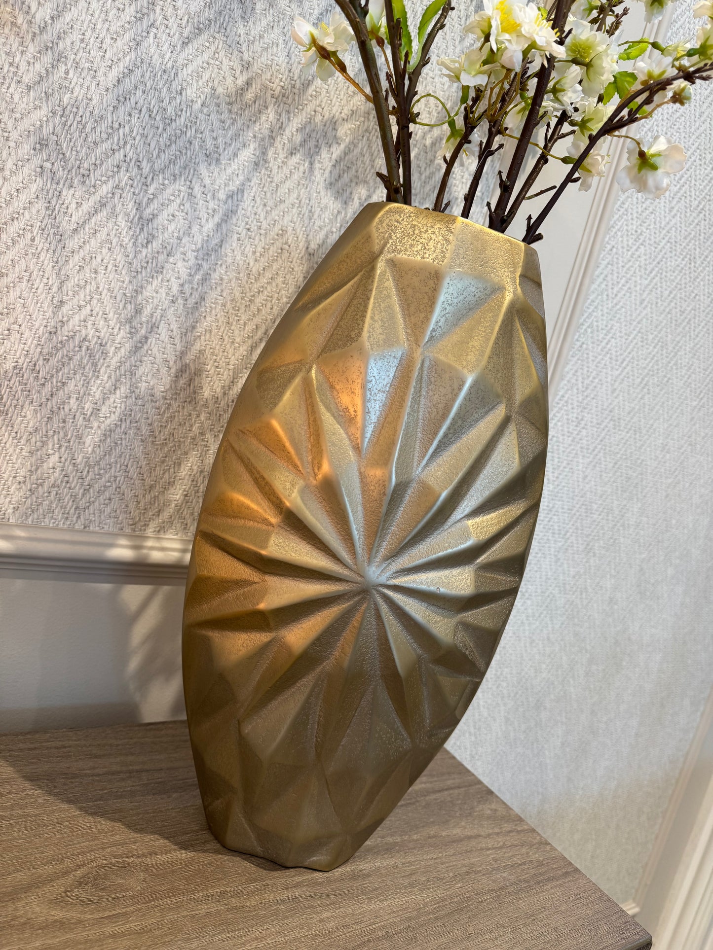 Hatton Cast Aluminium Vase 40cm