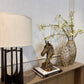 Horse Head Sculpture Antique Gold