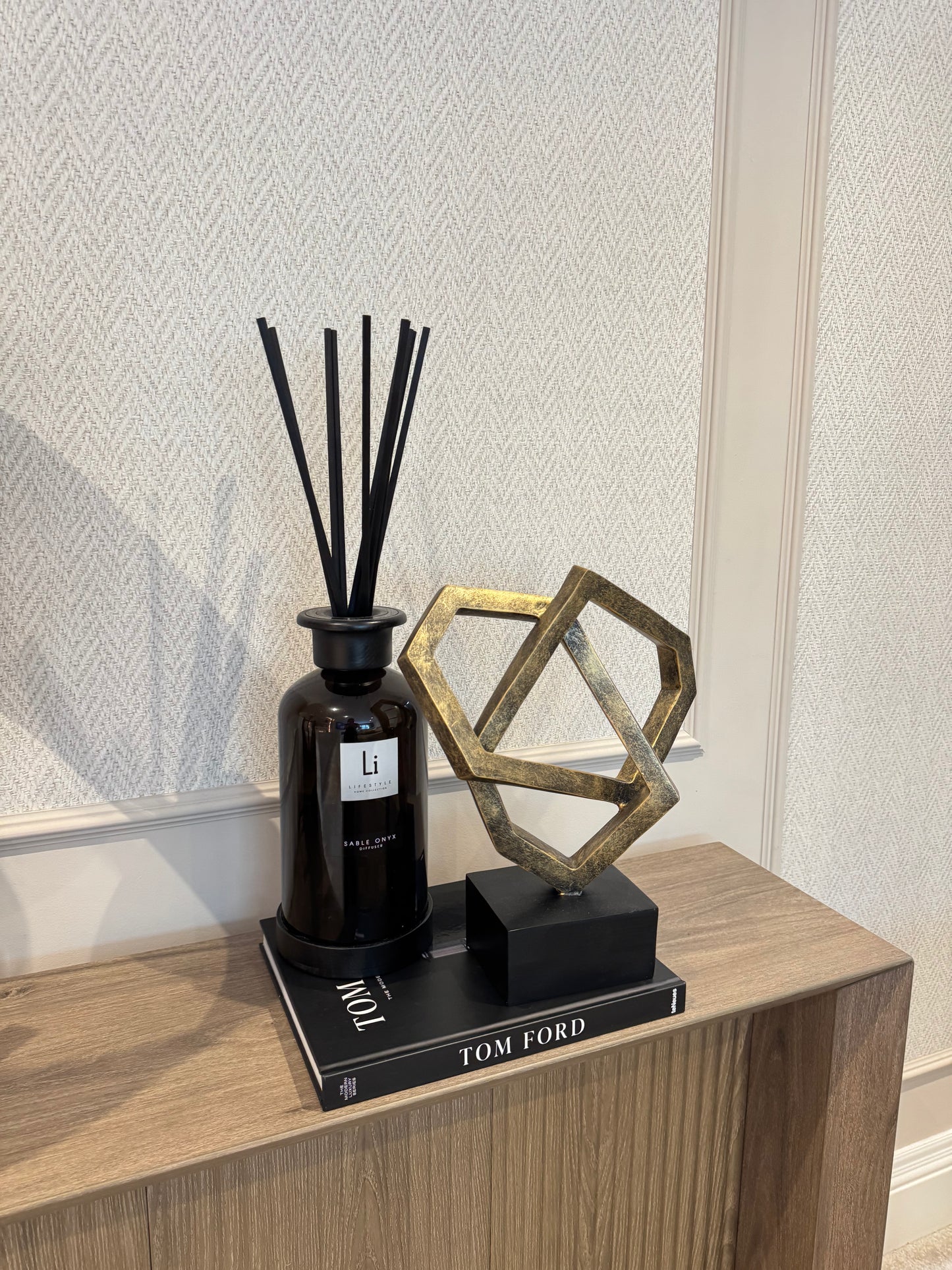 Geometric Bronze Sculpture
