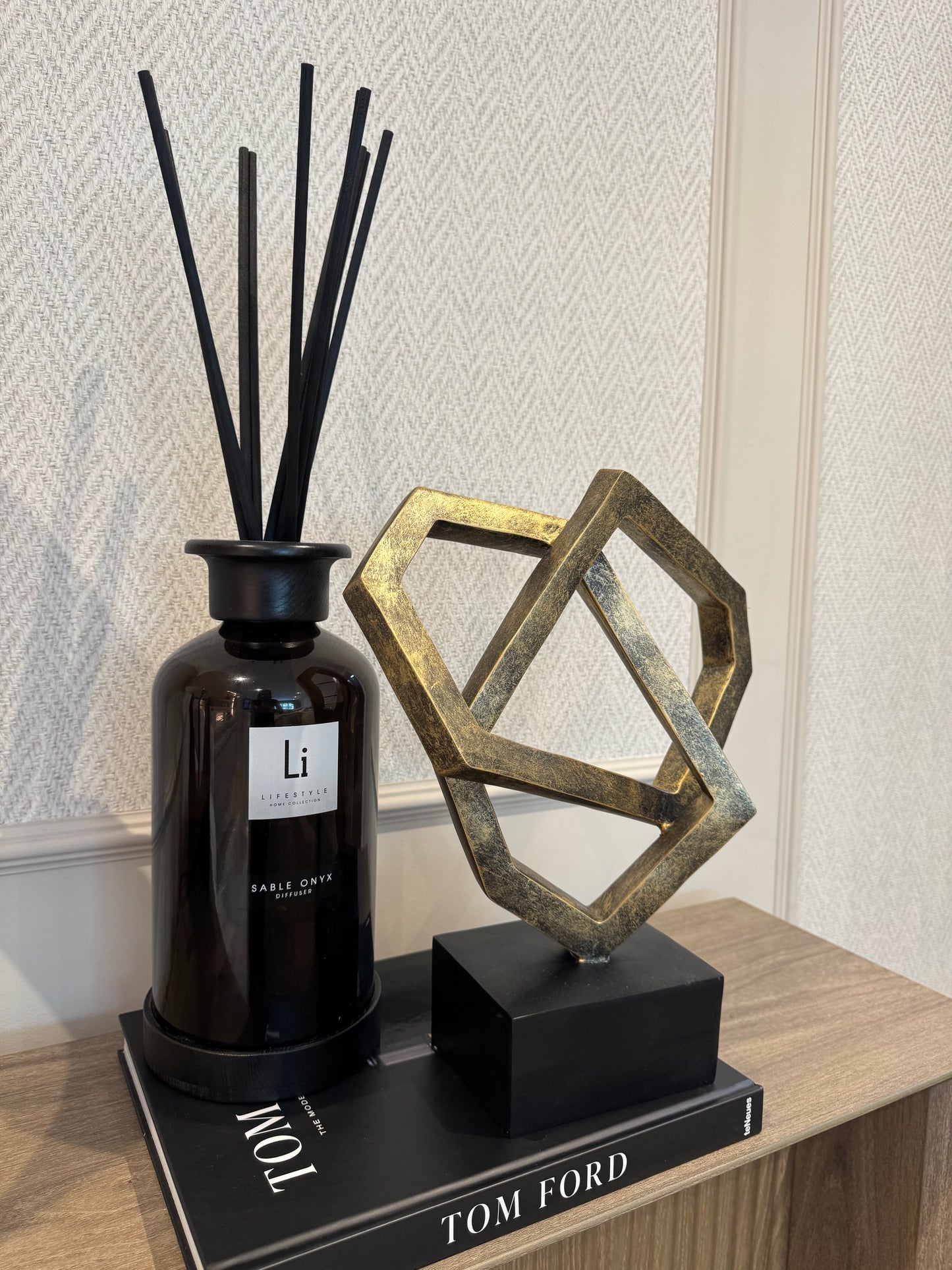 Geometric Bronze Sculpture