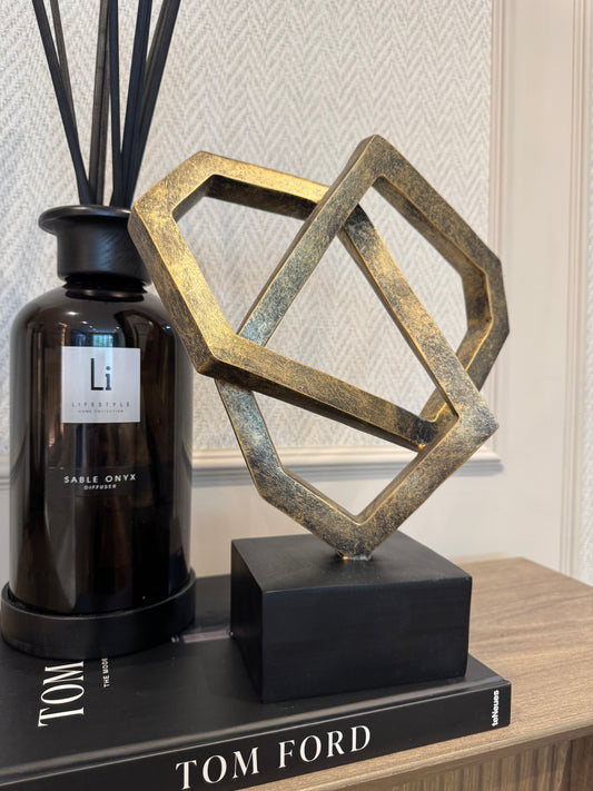 Geometric Bronze Sculpture