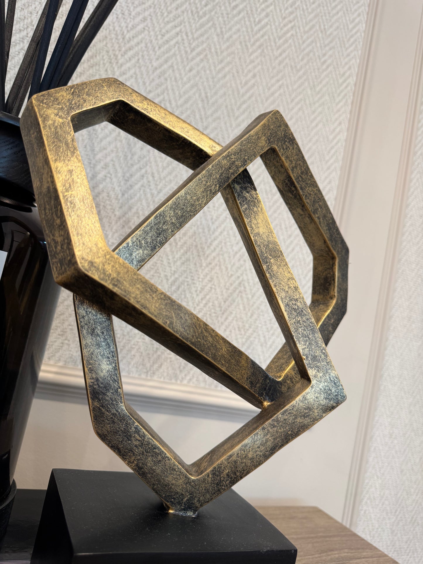 Geometric Bronze Sculpture