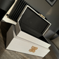 Large White Faux Leather Storage Boxes Set Of 2