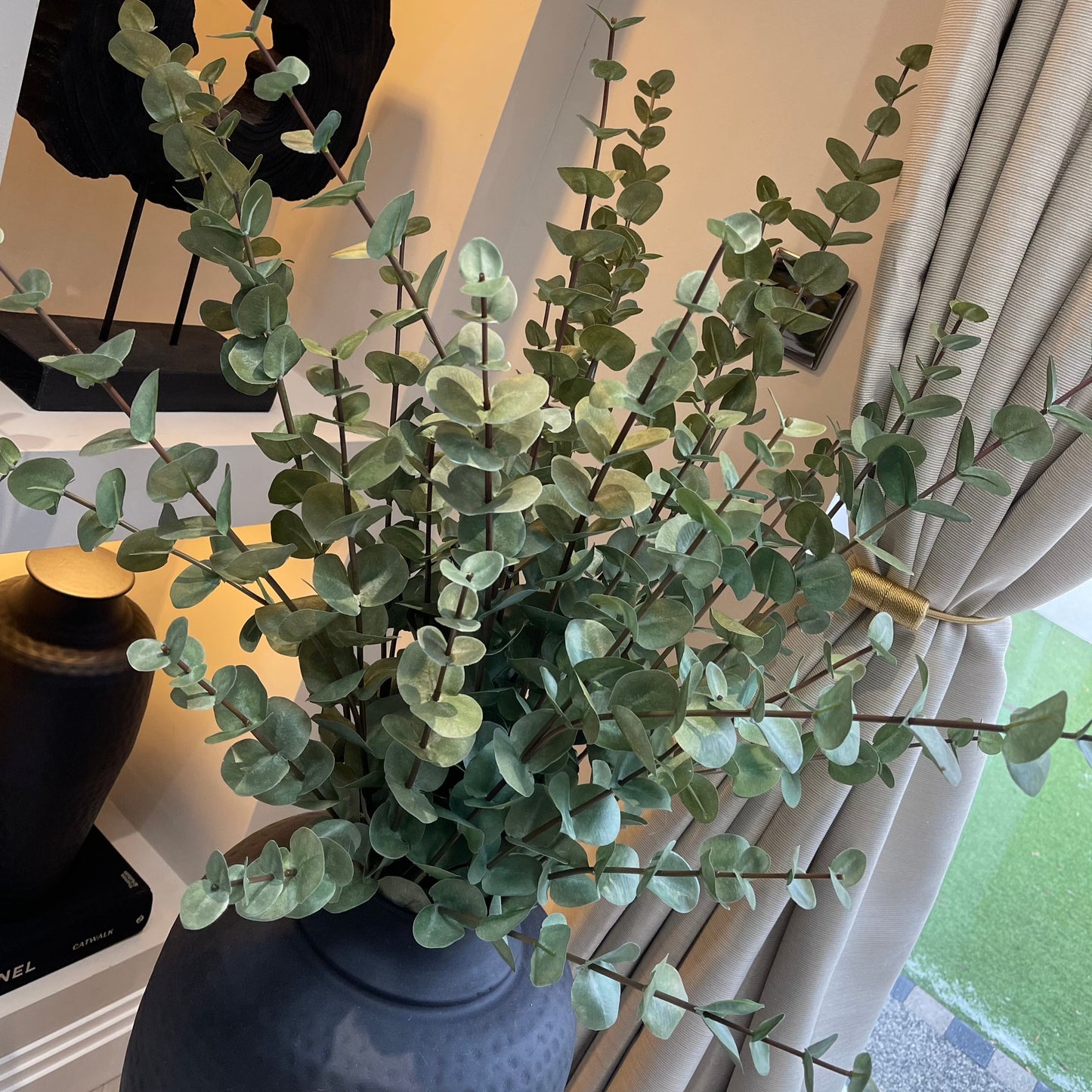 Large Cineraria Eucalyptus Spray