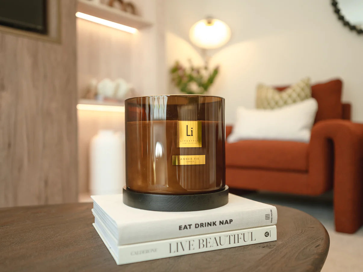 XXL Luxury Room Candle - Amber Fie