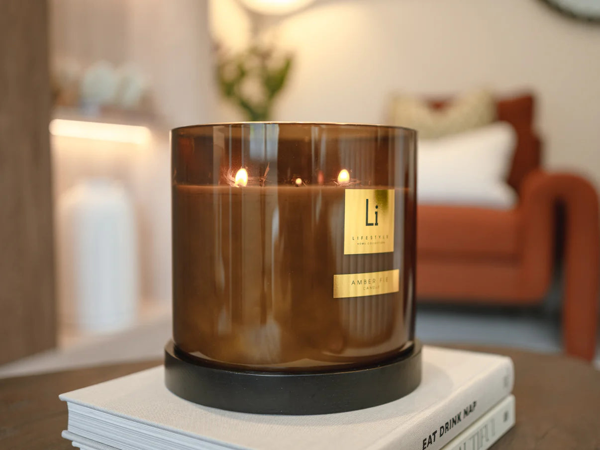 XXL Luxury Room Candle - Amber Fie