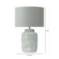 Rocko Grey Stone Table Lamp