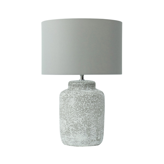 Rocko Grey Stone Table Lamp