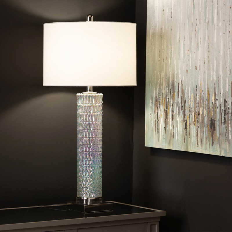 Miley Clear Glass Table Lamp