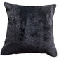 Black Bingham Velvet Dot Large Cushion 22"